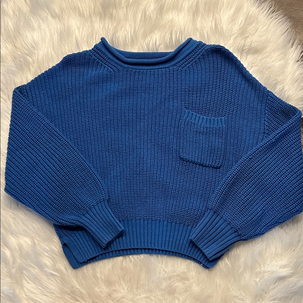 moon & madison Blue Crew Neck Sweater